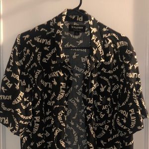 playboy button up men's large. never worn